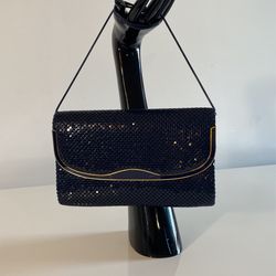 Vintage Bag - 70s Navy Mesh