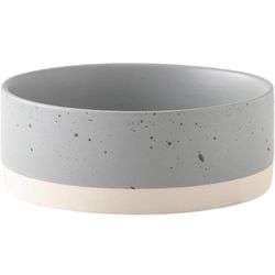 Oslo Ceramic Dog Bowl - 6'' Dog Food Water Bowl for Medium and Large Dogs