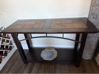 Sofa and side table