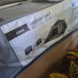 Instant Tent , Table And 2 Chair. Combo