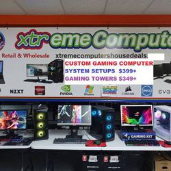 Streaming +Gaming Computer Setups Available Starting 