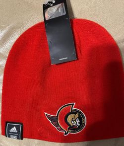 Ottawa Senators Reverse Retro Knit Hat Winter Cap Toque Adidas NEW WITH TAGS Red