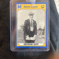 George Gipp Notre Dame Football Card