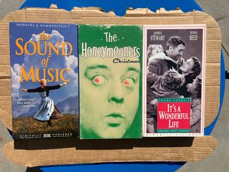 FREE VHS TAPES LOT