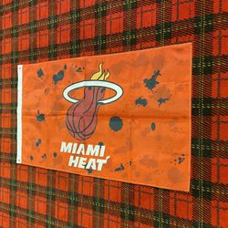 Brand new Miami Heat banner flag
