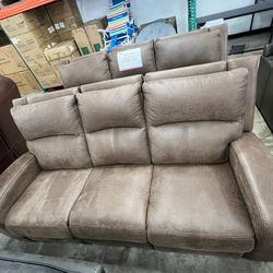 Bryce Fabric Manual Recliner Sofa