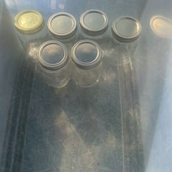 6 Mason Jars