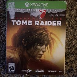 Shadow of the Tomb Raider Limited Steelbook Edition - Microsoft Xbox One New Sealed