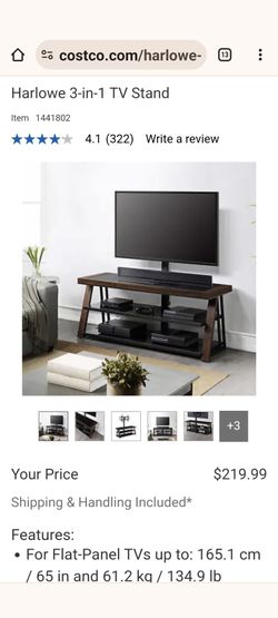 65 Inch TV And Television Stand