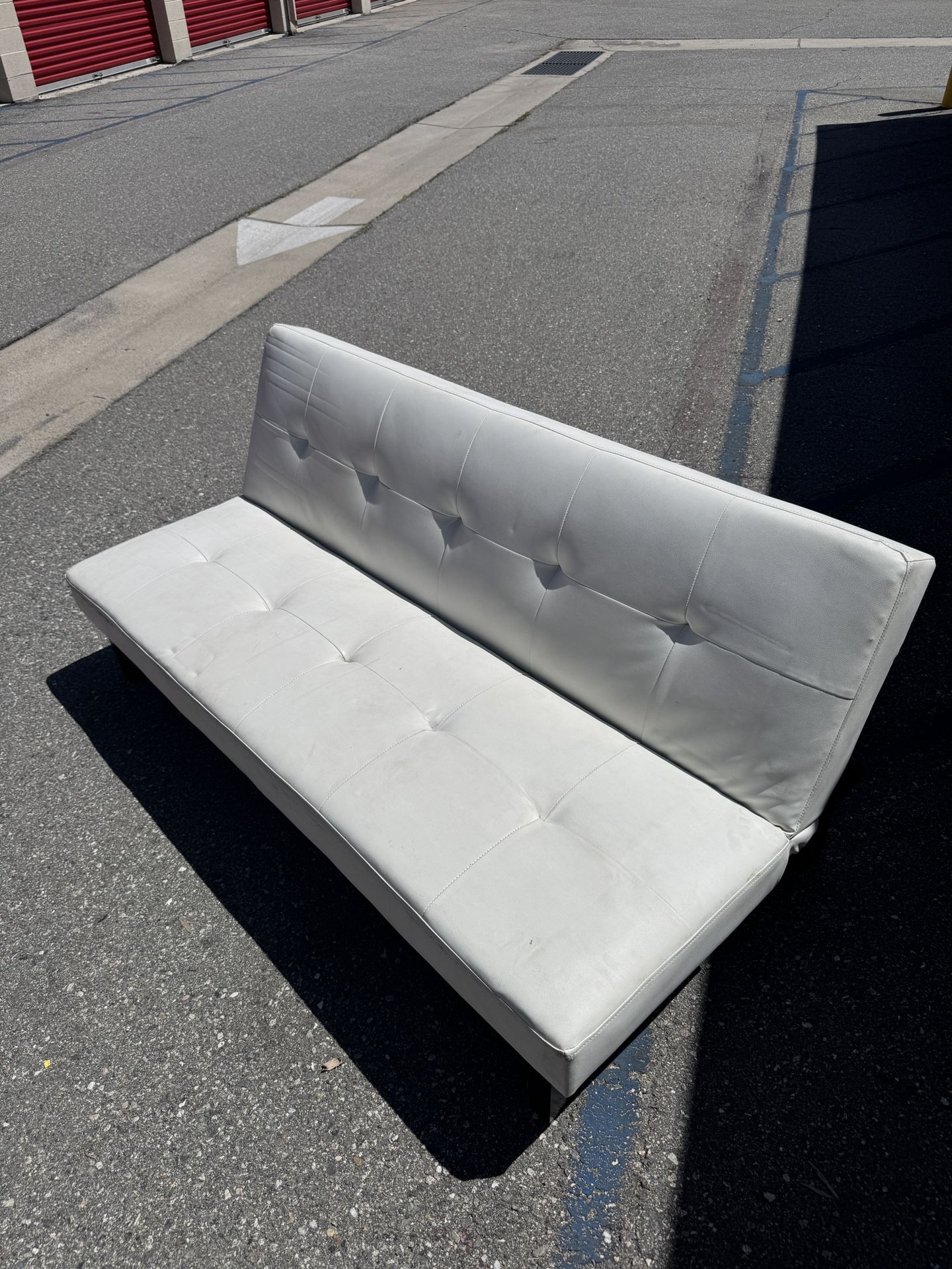 leather futon