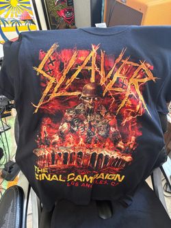 Slayer concert tshirt