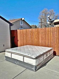 Brand New All Size Pillow Top Mattress + Box Spring Set | Free Phoenix Delivery