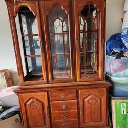 China cabinet and or use as a buffet