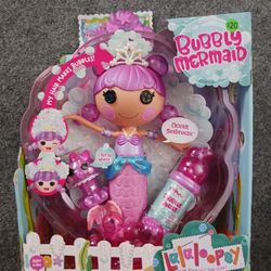 LalaLoopsy Bubbly Mermaid 13" Doll- Ocean Seabreeze