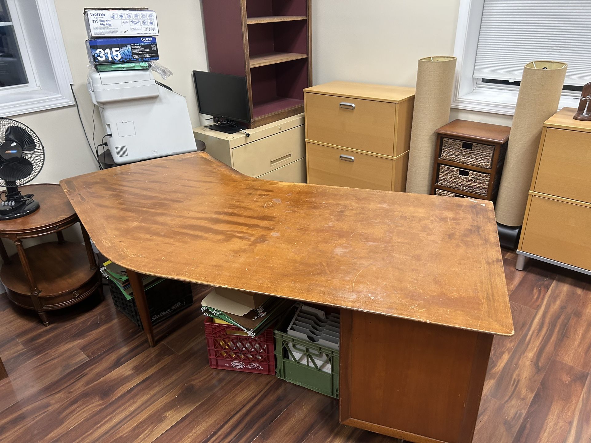 Mid-Century Boomerang Desk For Sale!!! Rare Piece!
