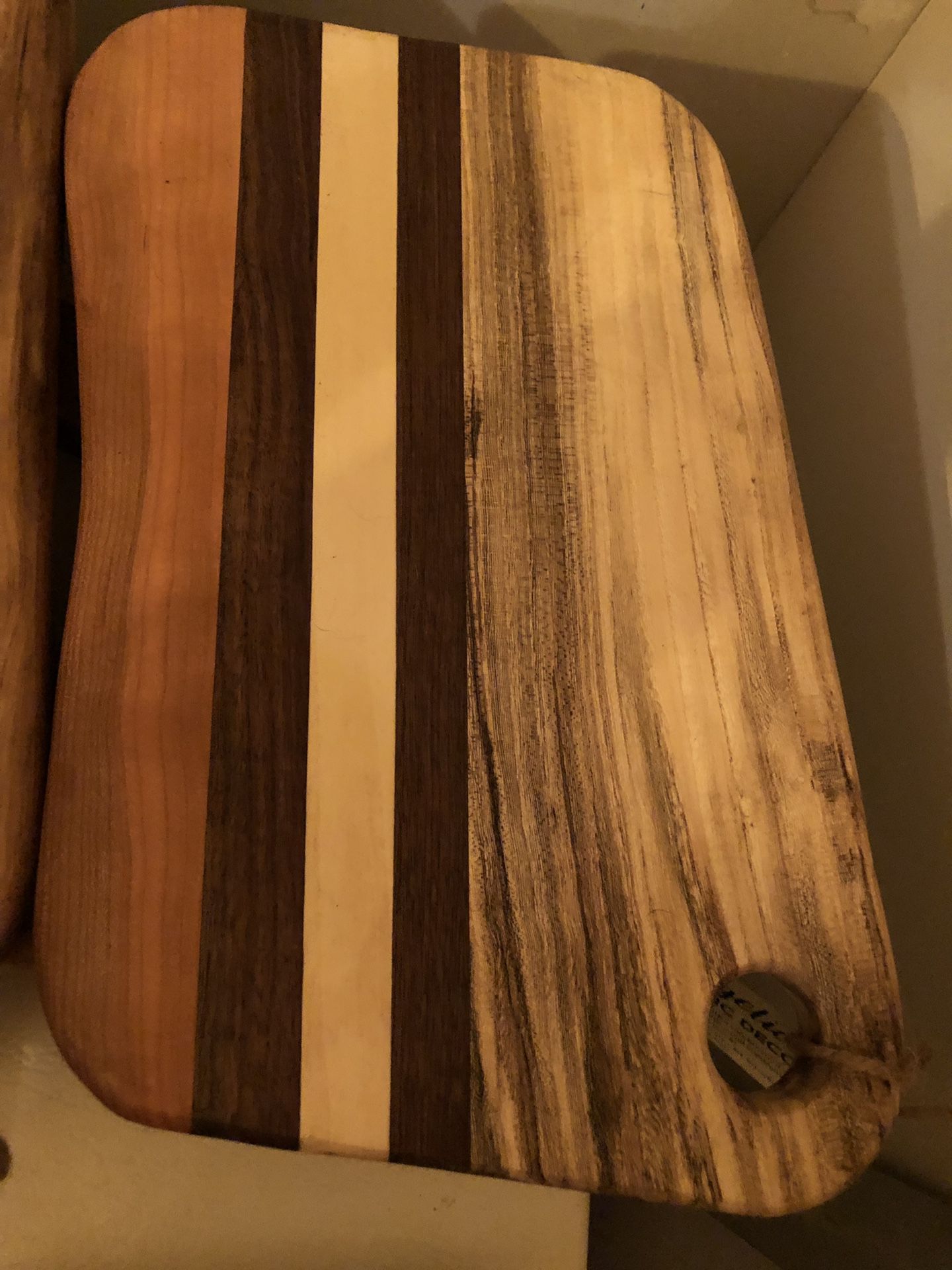 Small multi colored original cutting boards