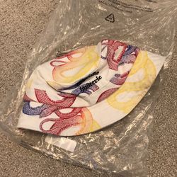 Supreme x Hysteric Glamour Snake Denim Crusher White Sz S/M New Hat Bucket SS21