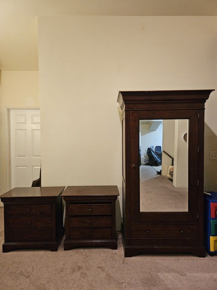 Armoire With Matching Nightstand