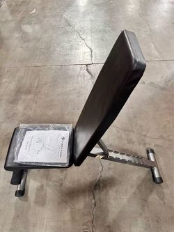 Finer Form Excel 5-in-1 Adjustable Weight Bench – Home Gym Workout Bench