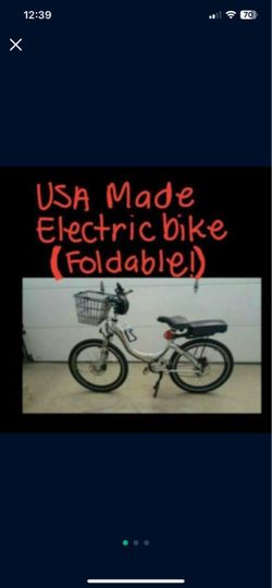 Prodecco technologies USA made foldable e bike