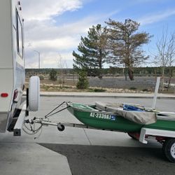 11ft Coleman Boat On Trailer/w Honda 2.3 Outboard