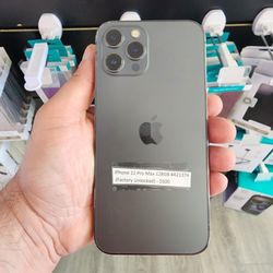 Apple iPhone 12 Pro Max 128GB in Graphite (Factory Unlocked/Desbloquiado)
