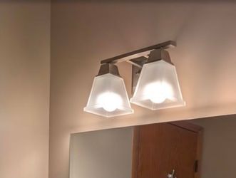 Bronze bathroom light
