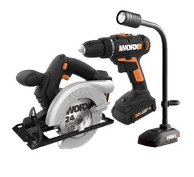 20V Combo Kit with Drill, Circular Saw and Flex Light