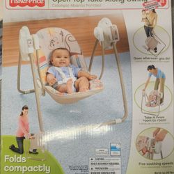 BRAND NEW - ORIGINAL Fisher Price Open Top Take Along Swing