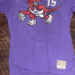 Mitchell And Ness Shirt Purple Large