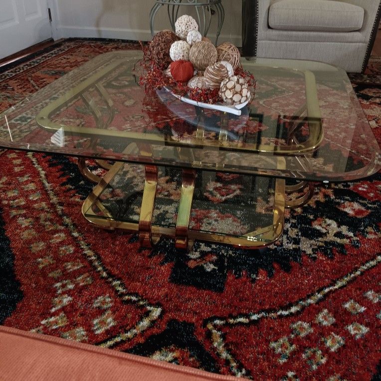 Glass Top Coffee Table