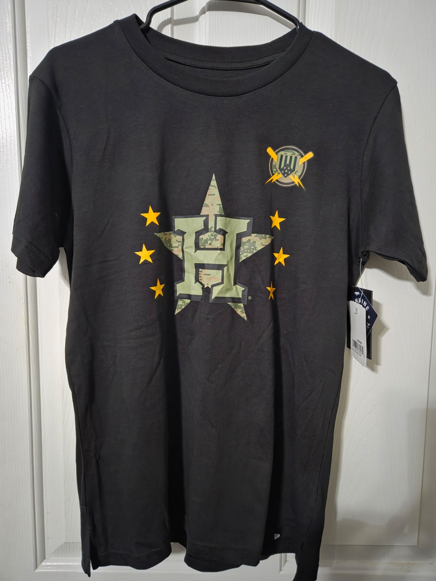Houston Astros Womens M Armed Forces Day Shirt
