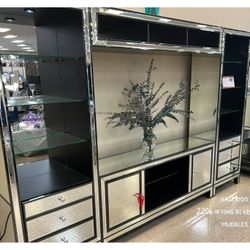 Brand New Mirror Entertainment Center Take Home Today With Only $39 Down 