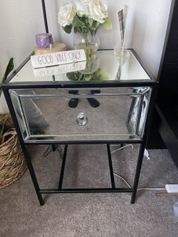 2 Mirror Nightstands From Target