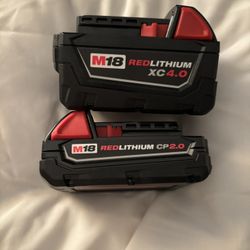 Milwaukee M18 XC4.0/ Milwaukee M18 CP 2.0