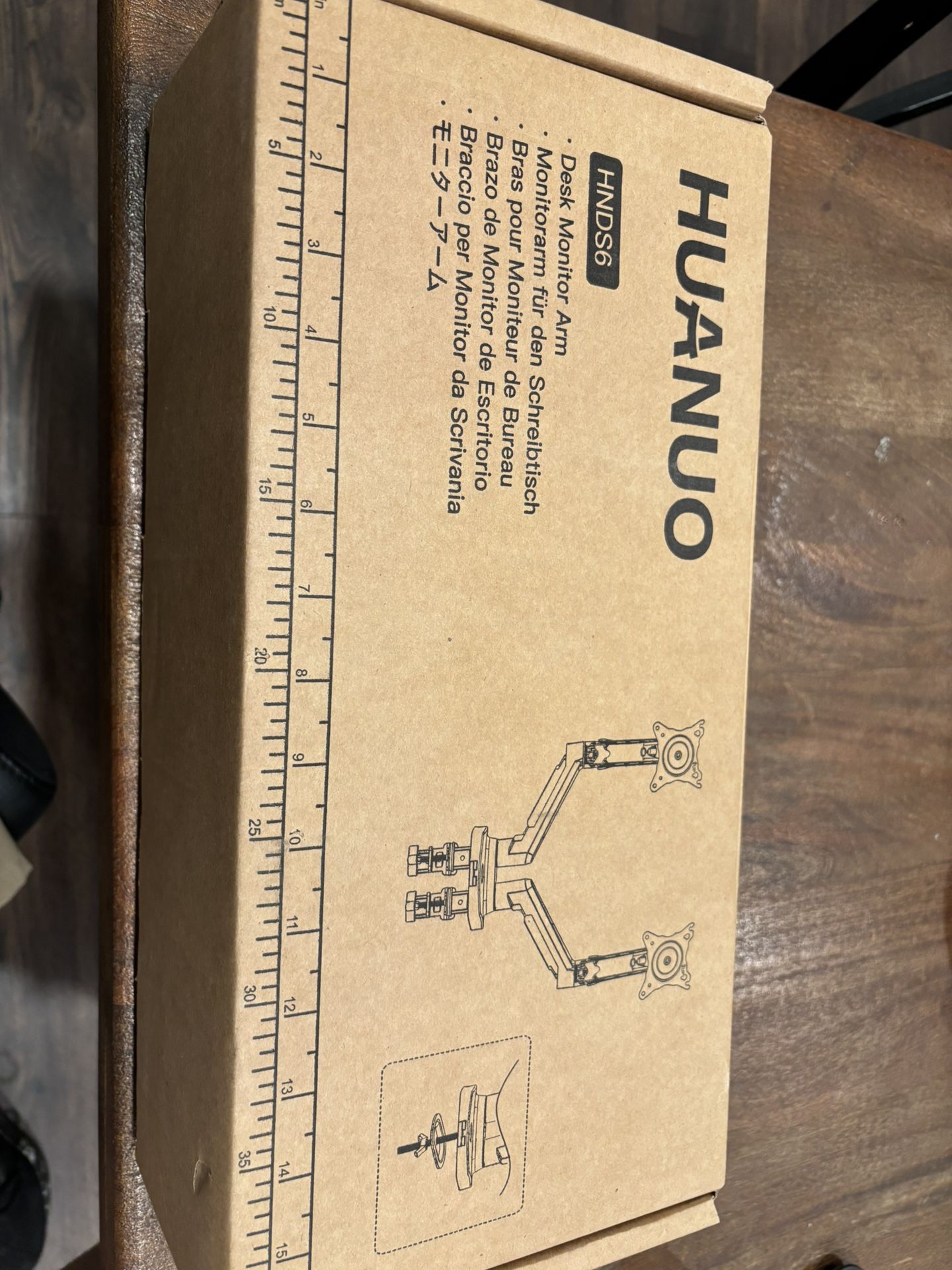 💻 NEW Huanuo HNDS6 Dual Monitor Arm – Unused, Open Box