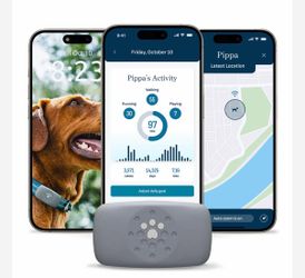 Petivity Dog GPS Tracker Powered by Purina, Waterproof Real Time Tracking GPS Dog Collar, Downloadable App, Subscription Required