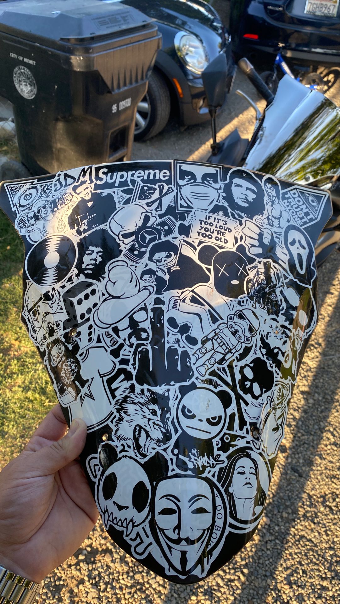 Ninja 650 windshield (2014)