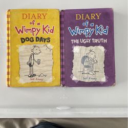 Diary Of A Wimpy Kid Books “The Ugly Truth” & “Dog Days”