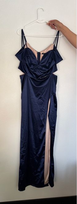 Blue two piece dress