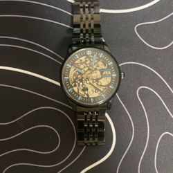 Stainless Steel Black Watch