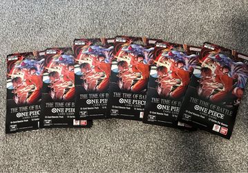 One Piece Single booster packs X6