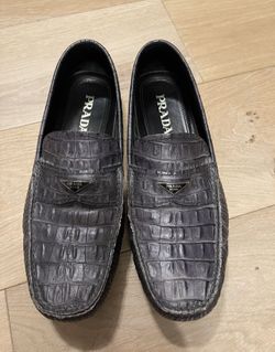 Mens Prada Loafers Size 8.5 Guaranteed Authentic 