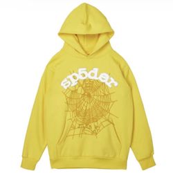 Sp5der Websuit Hoodie Yellow