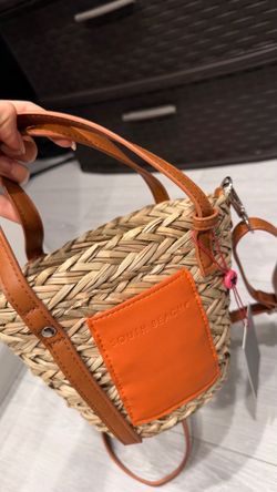 NEW South Beach Straw Crossbody Bag w/ Tags – Adjustable Strap