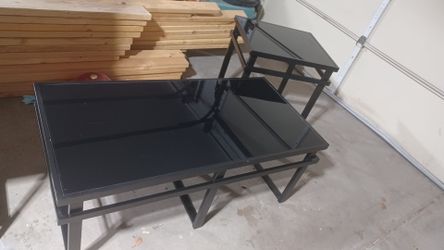 Coffee table and one end table