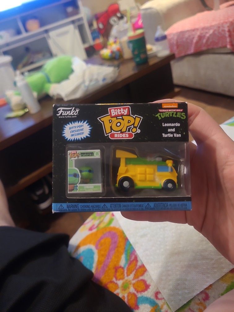 Bitty Pops Ride Ninja Turtle