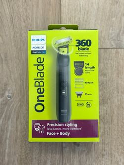 Philips Norelco OneBlade Pro 360 Face + Body Trimmer / Shaver