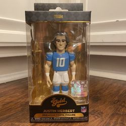 Funko Vinyl Gold Justin Herbert Chargers NFL Figure