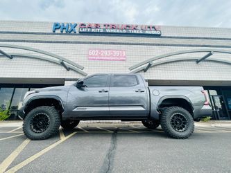 Toyota Tundra Wheels Tires Leveling & Lift Kits Accessories intakes Side Stows Bed Covers Air-bag Kits Installations. (WE Finance)